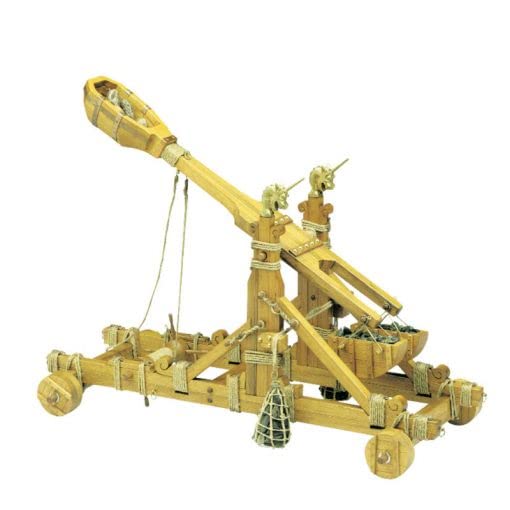 Generico Mantua Model 813 - CATAPULTA NORMANNA XI SEC. - Komplettes Montageset aus Holz und Metall zur Montage