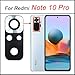 LNONLS 2 Pack Back Rear Camera Glass Lens Cover Replacement for Xiaomi Redmi Note 10 Pro Max 4G with Adhesive and Repair Toolkit (Note10 Pro/Pro Max 4G)