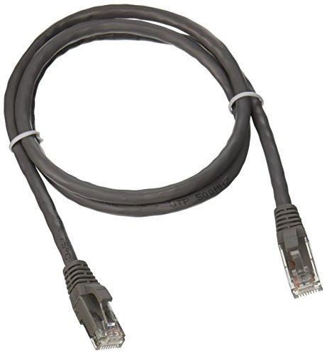 C2G 27821 Cat6 Crossover Cable - Snagless Unshielded Network Patch Cable, Gray (3 Feet, 0.91 Meters) Grey