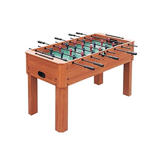 KHYTEBV 55-Zoll-Tischfußballtisch aus Holz, robuster Fußballtisch für Kinder und Erwachsene, Tischfußballspiel in Wettkampfgröße für die Party zu Hause