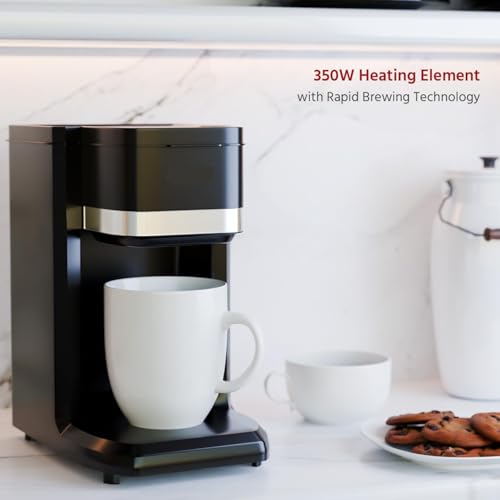 Image of Drumstone (𝟭𝟬 𝗬𝗲𝗮𝗿𝘀 𝗪𝗮𝗿𝗿𝗮𝗻𝘁𝘆 Single Cup Coffee Maker for Home & Office | Compact One-Touch Brewing - 𝐆𝐢𝐟𝐭 𝐟𝐨𝐫 𝐘𝐞𝐚𝐫-𝐄𝐧𝐝 & 𝐀𝐥𝐥 𝐎𝐜𝐜𝐚𝐬𝐢𝐨𝐧𝐬
