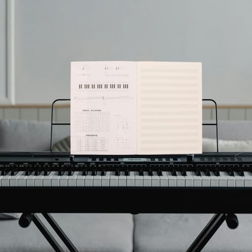 Cuaderno de pentagramas para práctica musical y solfeo sin fatiga visual 4