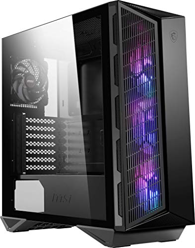 MSI MPG GUNGNIR 110M PC Case with Built-in ARGB Fans, 4 mm
