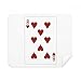 Heart 8 Playing Cards Pattern Cleaning Cloth Screen Cleaner 2pcs Suede Fabric