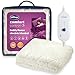 Price comparison product image Silentnight Teddy Fleece Electric Blanket Single  Heating Underblanket with 3 Heat Settings, Easy Fit Elasticated Straps and Overheat Protection  Machine Washable - Single (65x135cm)