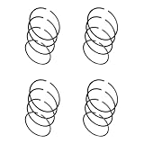 Quueparts 23040-42530 23040-42850 Lot de 4 segments de piston compatibles avec moteur Hyundai D4BH 4D56T D4BF Van H150 H100
