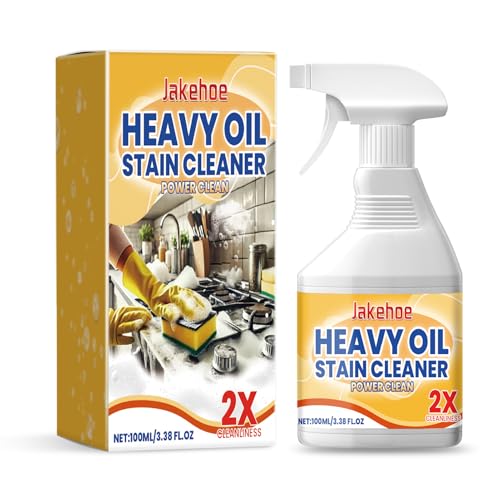 JAKEHOE Kitchen Cleaner All Purpose Stain Removal Cleaner Oven And Grill Cleaners Clean Up Kitchen Oil Stains (1pcs)