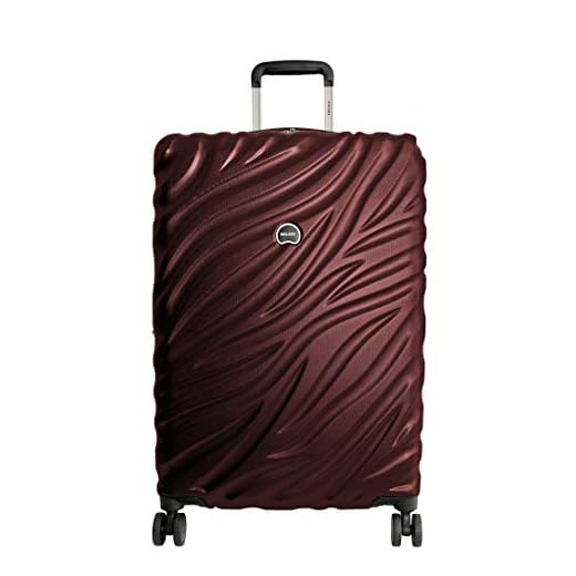Can you check luggage on tgv in france Delsey Paris Alexis Durable Hardside Luggage