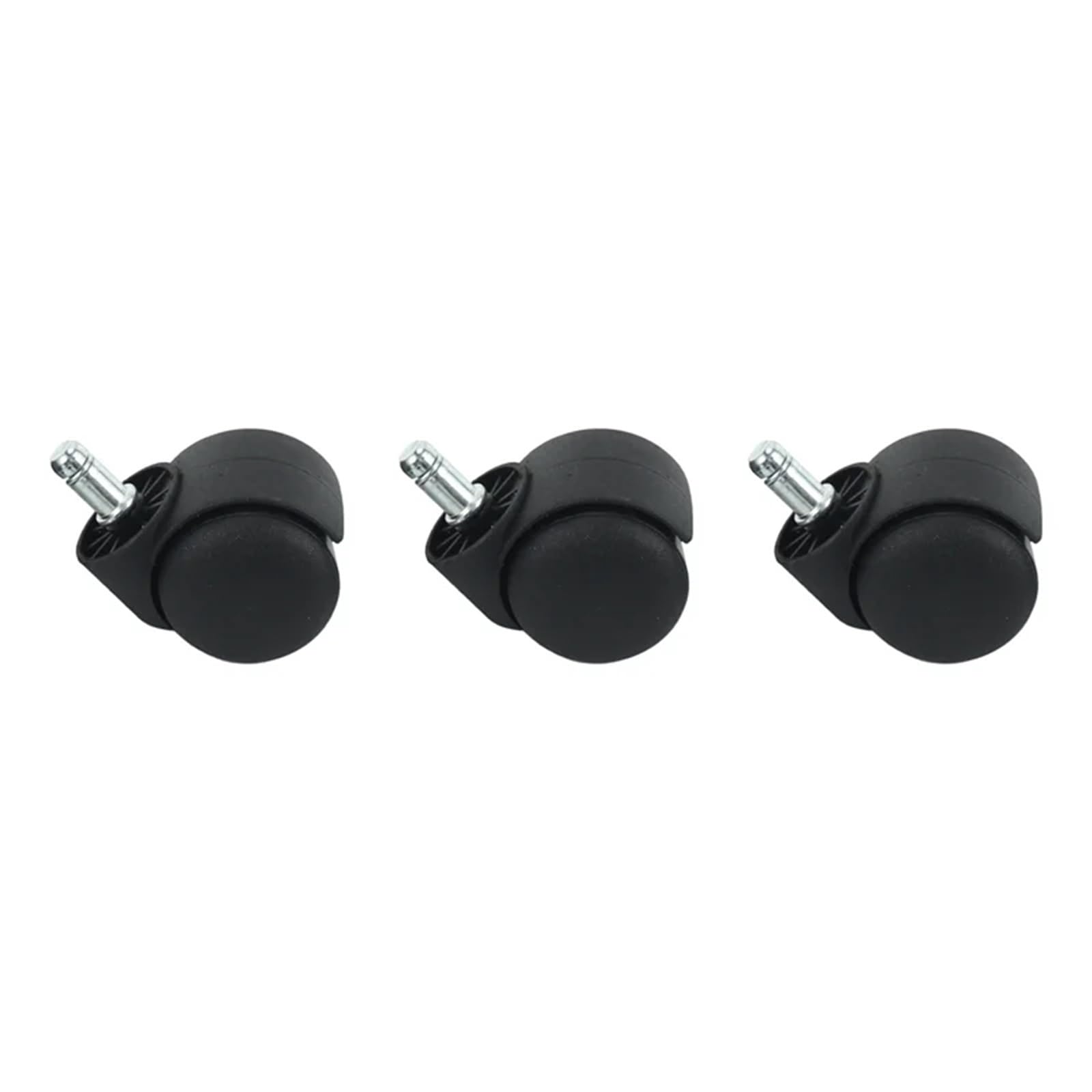 10 pezzi di ricambio ruote girevoli morbide e silenziose for scrivania da 50 mm, for sedia ufficio Per Sedie Da Gaming