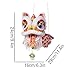 Chinese New Year Lantern Kit, PP 24x16x29cm Lion Dance Holiday Decoration Spring Festival Lantern for Party, School, Restaurant, Home, Parade, Living Room