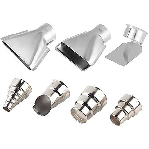 Walfront 7pcs Heat Gun Nozzle Kit Cover