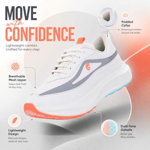 Image of Centrino Casual Sneakers for Men | Shoes for Man Stylish | Lightweight Lace-Up Canvas Shoes with Cushioned Insole | Breathable Comfortable Walking Shoes | Anti-Skid Sole | Mens Shoes for Office Outings (6832)