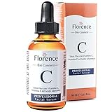 60ml. Bio Siero Viso con Acido Ialuronico Puro 100%. Biologico e con Vitamina C/E. Con Noti Agenti Antirughe, Antimacchie e Antietá. Anche per Contorno Occhi e Dermaroller - Vegano, Made in Italy.