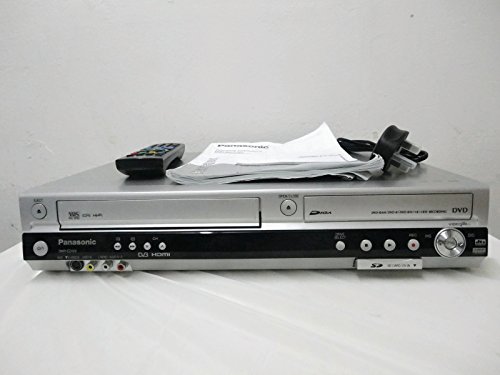 Panasonic DMR-EZ45V DVD/VHS Combi with Freeview Tuner HDMI with 720p/1080i upscaling SD Card slot for Jpeg playback