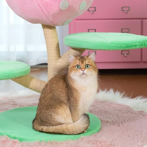 Árbol para Gatos Moderno Forma Flor 32 Pulgadas miniatura 5