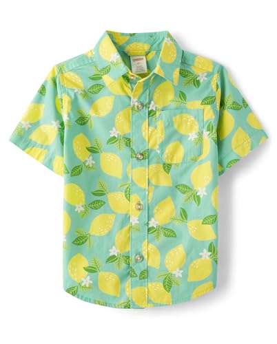 Image of Gymboree,Matching Family Short Sleeve Button Up Shirt