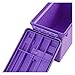 Sheffield 12632 Ammo Storage Box, Stackable .30 Cal Field Boxes, Water and Dust Resistant, Lockable Storage Box with Handle, Secures Hunting Gear, Supplies, and Bullets, Made in USA, Purple, 1-Pack
