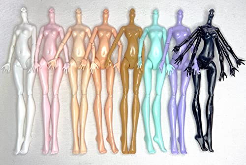 Monster Doll Body Lot Replacement 8 Pack for OOAK Or Repair Doll Making with Black Spider Doll Halloween Fairytale
