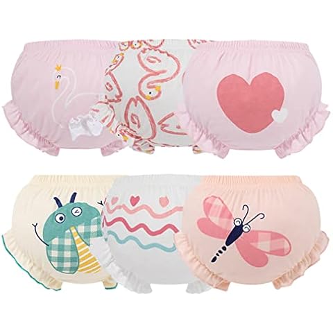 Orinery Cotton Baby Girl Bloomers 6-Pack Cover