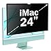 ZOEGAA Removable 24 inch iMac Privacy Screen Filter (2021-2024, M1, M3, M4 Chip), Computer Monitor Privacy Screen for iMac 24 inch and Anti-Spy Anti Blue Light Glare Filter