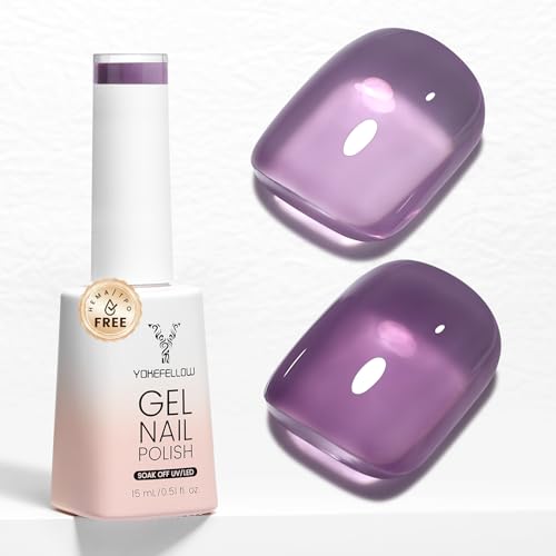 Esmalte de gel Jelly Gel YOKE FELLOW 15ml Morado