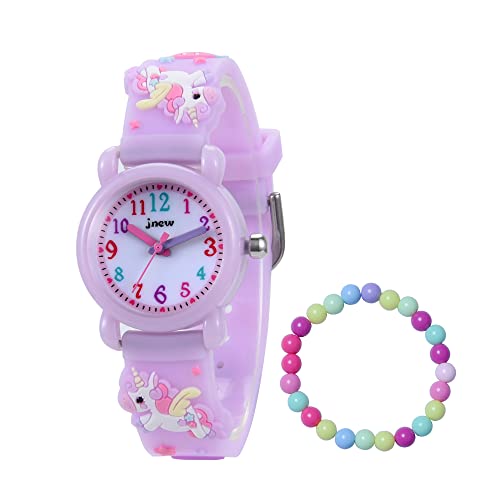 MUXIJIA Relojes de Pulsera para Niñas de 3 a 10 años, 3ATM / 30M Impermeable Analógicos Cuarzo Reloj 3D Dibujos Animados Correa de Silicona Reloj para Niños (+Pulsera de Niñas) MUXIJIA Relojes de Pulsera para Niñas de 3 a 10 años, 3ATM / 30M Impermeable Analógicos Cuarzo Reloj 3D Dibujos Animados Correa de Silicona Reloj para Niños (+Pulsera de Niñas)
