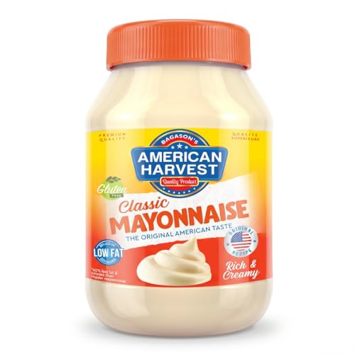 American Harvest Real Mayonnaise | Gluten Free | 946ml (32oz) Jar