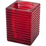 Genware nev-hhr Highlight Kerzenhalter, rot (6 Stück)