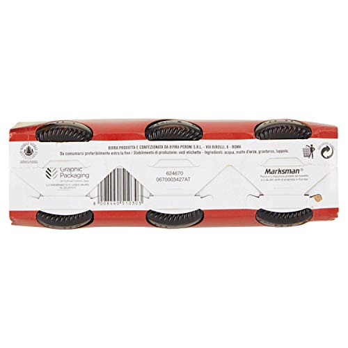 3 Flaschen - PERONI Senza Glutine | *glutenfrei* | Lagerbier | 0,33 Liter; 4,7% Vol. | Einwegflasche - 2