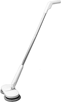 Cordless Electric Mop, Motorized Cordless and Rechargeable Dual Spin Mop, Quiet Hard Floor Cleaner, Cordless Cleaner and Scrubber, for Tiles, Hardwood, Laminate, Under Furniture