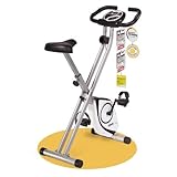 SportPlus Heimtrainer klappbar für zuhause, optional mit App Steuerung, Rückenlehne,Pulsmessung, manuelle oder computergesteuerte Widerstände, X Bike platzsparend faltbar