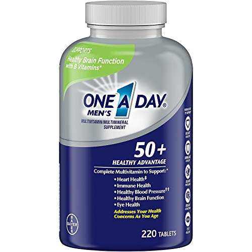 One A Day Men's 50 Plus Advantage Multi-Vitamins, limit LargerSize special PacK - 220 Count