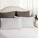 Bedsure Two-Pack Satin Pillowcases Set for Hair Cool and Easy to WASH King 20x40 Striped Silver Grey with Envelope Closure