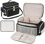 Breast Pump Bag Compatible with Spectra S1 and S2, Breast Pumping Travel Storage Bag with Waterproof Mat for Pumping Essentials and Accessories, Black