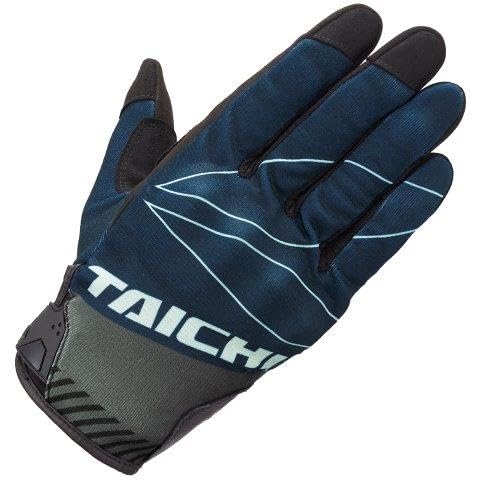 値段見直し済】TAICHI バイクグローブ 黒/白/青サイズXL グローブ