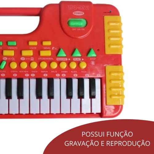 Importway, BW104, Teclado Piano Musical Infantil 31 Teclas com Gravador