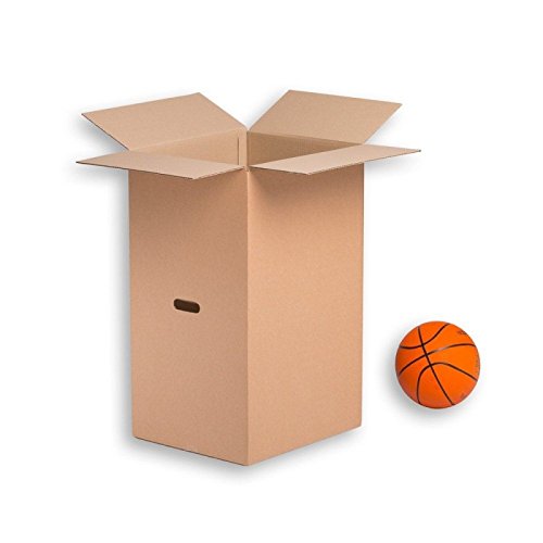 TeleCajas (10x) Cajas de cartón para Mudanzas Doble Pared con Asas EXTRAFUERTES TeleCajas X10TCM (x10) Lote de 10 unidades (40x40x60)