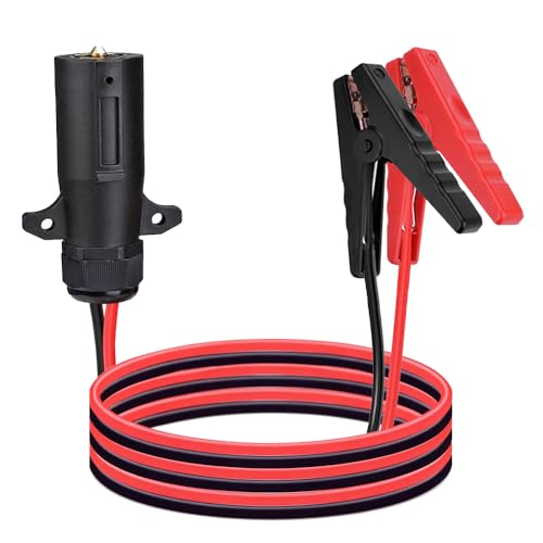 7 Way Trailer Plug to Alligator Clips Cable,10AWG 7 Pin
