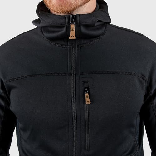 Image of Fjallraven Abisko Men's Trail Full Zip Hooded Fleece - Breathable, Comfortable, Lightweight Fleece Warmth - Hiking, Trekking
