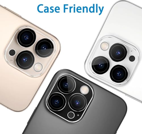 Image of Xmon Back Camera Lens Protector for iPhone 16 Pro (1 Pack) Premium Camera Glass Protector Guard, Anti-Scratch, Ultra-Clear, Easy Installation