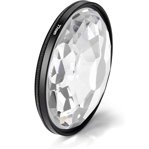 Genérico Filtro de vidro para câmara, filtro de 77 mm, cor de prisma variável número de objetos Gourmet Wedding Effect SLR Accessories