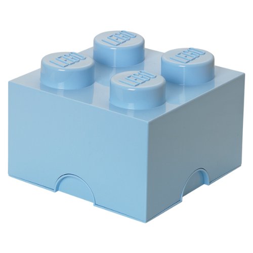 Brique de rangement Lego Room Copenhagen bleu royal dans une salle de jeux