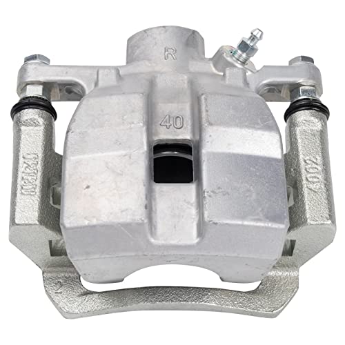 Image of TRQ Rear Right Brake Caliper w /Bracket Passenger Side
