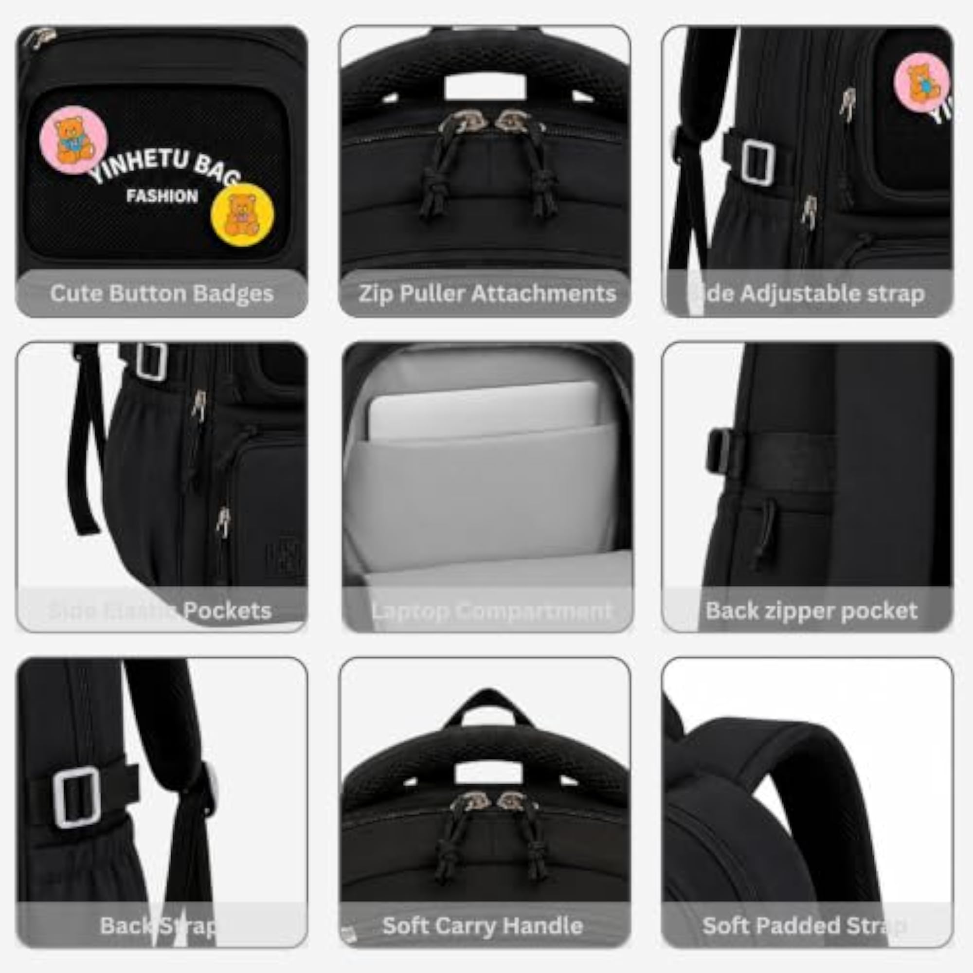 Large Capacity School Backpack for Boys & Girls