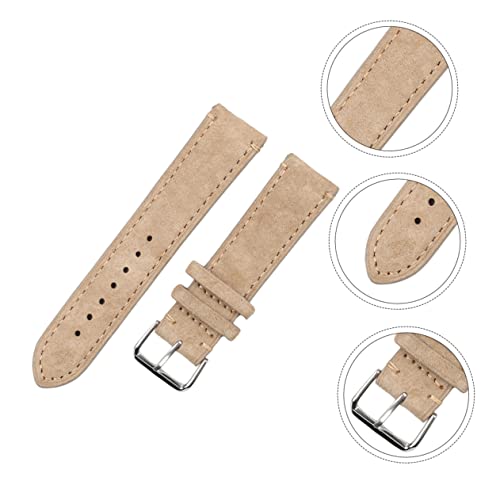 PartyKindom 1pc Beautiful Watch Replacement Strap Handmade Band for Elegant Look Breathable and Design Stitched Edges2
