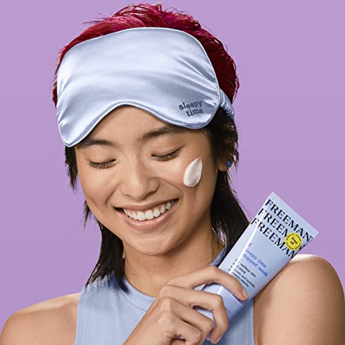 Freeman 504530 Sleepy Time Facial Mask Kit, Eye Mask & Face Mask For Tired Eyes & Skin, Overnight Facial Moisturizer, Includes Satin Sleep Mask thumb #2