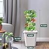 SJZX Hydroponics Growing System Kit, 12L Large Capacity Hydroponic Tower, 5 Tiers Indoor Outdoor Gardening System for Beginner with Water Pump & APP Auto Timer, Vertical Garden Planter Kits (25 Pods) #2