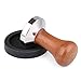 Produktbild Eyscoco Espresso Tamper, 51mm Barista Tamper Set Espresso Stempel aus Verchromter Stahl und Echtholzgriff inkl. Matte, Kaffeedrücker- Kaffeemehlpresser Für Kaffeemaschine Siebträger (51mm)