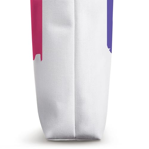 Bolso Tote I love San Francisco con bandera LGBT miniatura 3