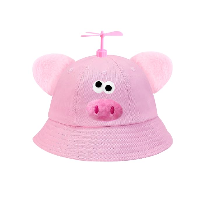 SIEBOLD Propeller mütze,Helikopter Cap,Propeller Hut,Lustige Piggy mützen,Fasching hut,für Erwachsene für Karneval Partykostüm Requisiten Partygeschenk